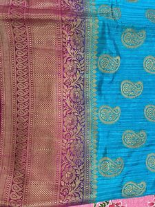 Elegant Silk Blend Saree
