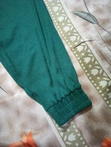 Green Casual Pants