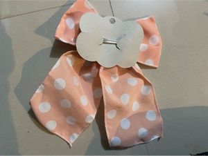 Polka Dot Hair Bow -New Piece