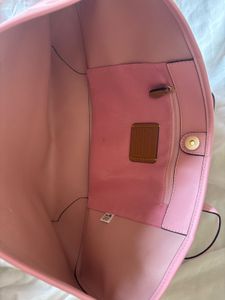 Coach - Pink Monogram Tote