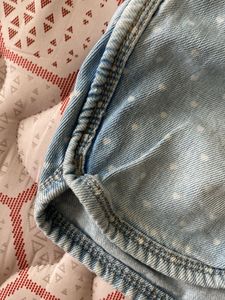 Girls&#39; Heart Dot Denim Shorts