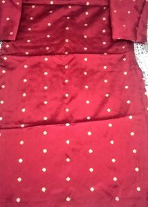 Banarasi Silk Fabric. Length 37