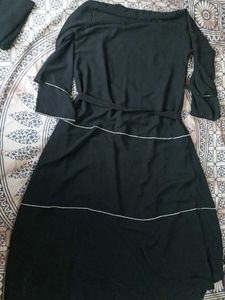 Elegant Black abaya with dupatta