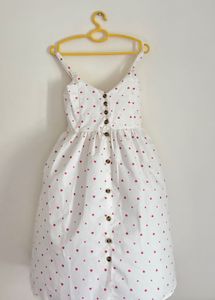 Cotton Silk Heart Dres
