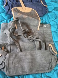 Denim Backpack