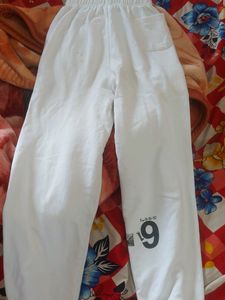 White Joggers