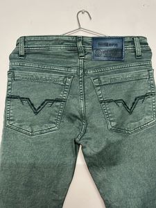 Green Denim Jeans
