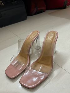 Transparent Nude Heels