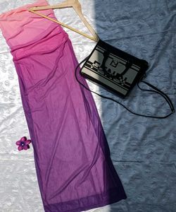 Purple Ombre Tube Dress