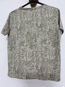 Snakeskin Print T-Shirt