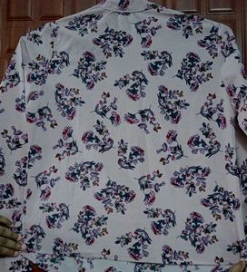 Women’s Floral Print Long Sleeve Casual Top – Ligh