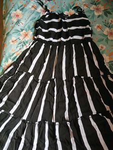 Striped Tiered Dress