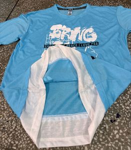Boys New Blue Graphic Print T-Shirt
