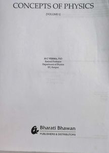 HC Verma Concepts Of Physics Part I