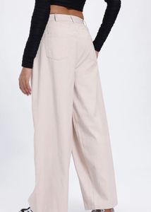 Embroidered Wide Leg Pants