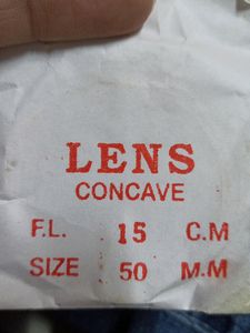 Concave And Convex Lens