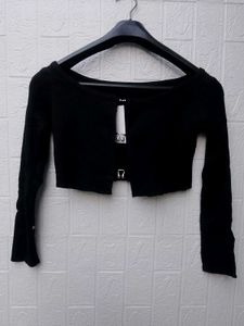 New with tag Pinterest Korean Metal Cardigan Crop
