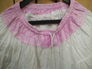 Cotton Midi Skirt (A-Line)