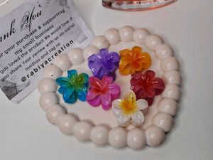 Mini Flower Hair Claws Combo Of 6 Pcs