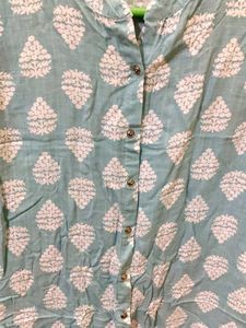 Printed Blue Kurti