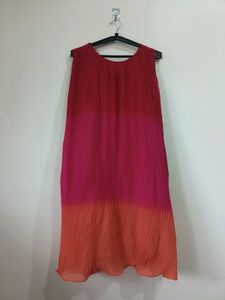 Ombre Pleated Dress
