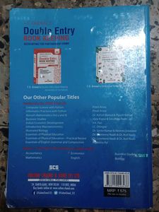 T.S. Grewal's Double Entry Book Keeping