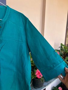 Teal Kurti Tunic Dress