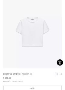Zara / Bronker Corner Crop Tees