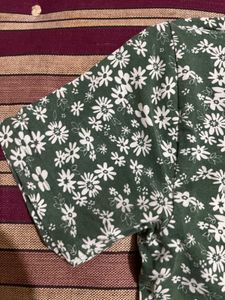 Floral Print Green Dress
