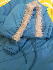 Stylish Blue Padded Jacket