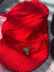 Cute Winter Hats - Red &amp; Black