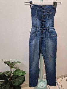 Detachable Denim Dungree