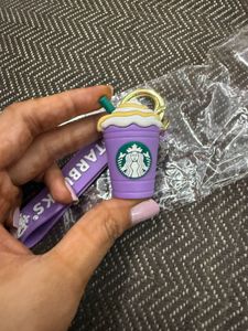 Starbucks Keychain Purple