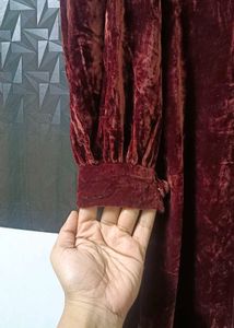 Elegant one piece velvet dree