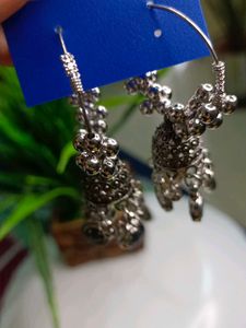 Oxidised Jhumka