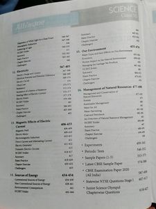 All In One Book Of Science For Class 10