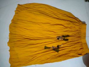 Yellow Lehnga Skirt