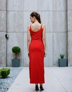 Shein Spaghetti Strap Maxi Split Thigh Bodycon