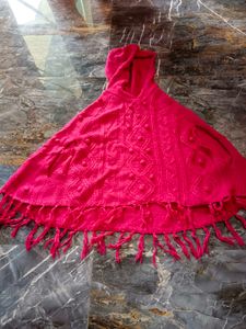 Woolen Poncho Top