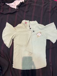 Cute Olive Green Blouse