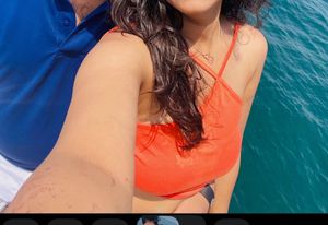 Orange One Piece crop top