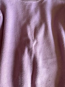 Women Pink Tuttle Neck Sweater