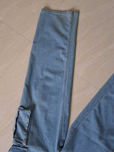 Blue Cargo Jeans FrOm Myntra
