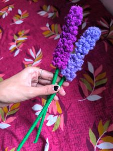 Crochet Lavender Flowers