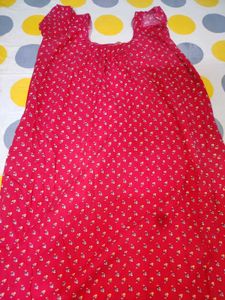 Red Floral Nightsuit