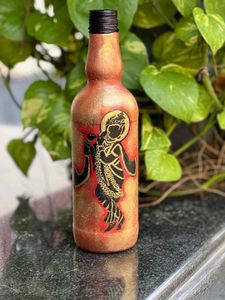 Vishu Gift - Krishna Bottle Art