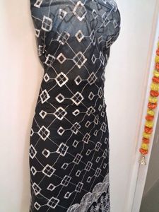 Elegant Black Dress Material