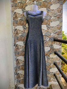 💥Bronze Glitter Maxi Dress