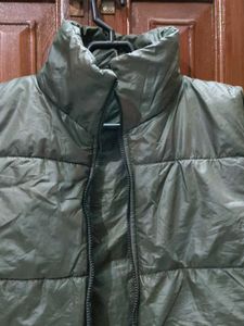 Olive Green Crop Jacket