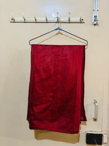 Red Pearl Saree
